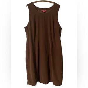 Women Within Corduroy Dress Size 18/20 Fall Winter Casual Cottagecore Modest